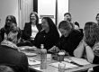 Image of a group of learners around a table