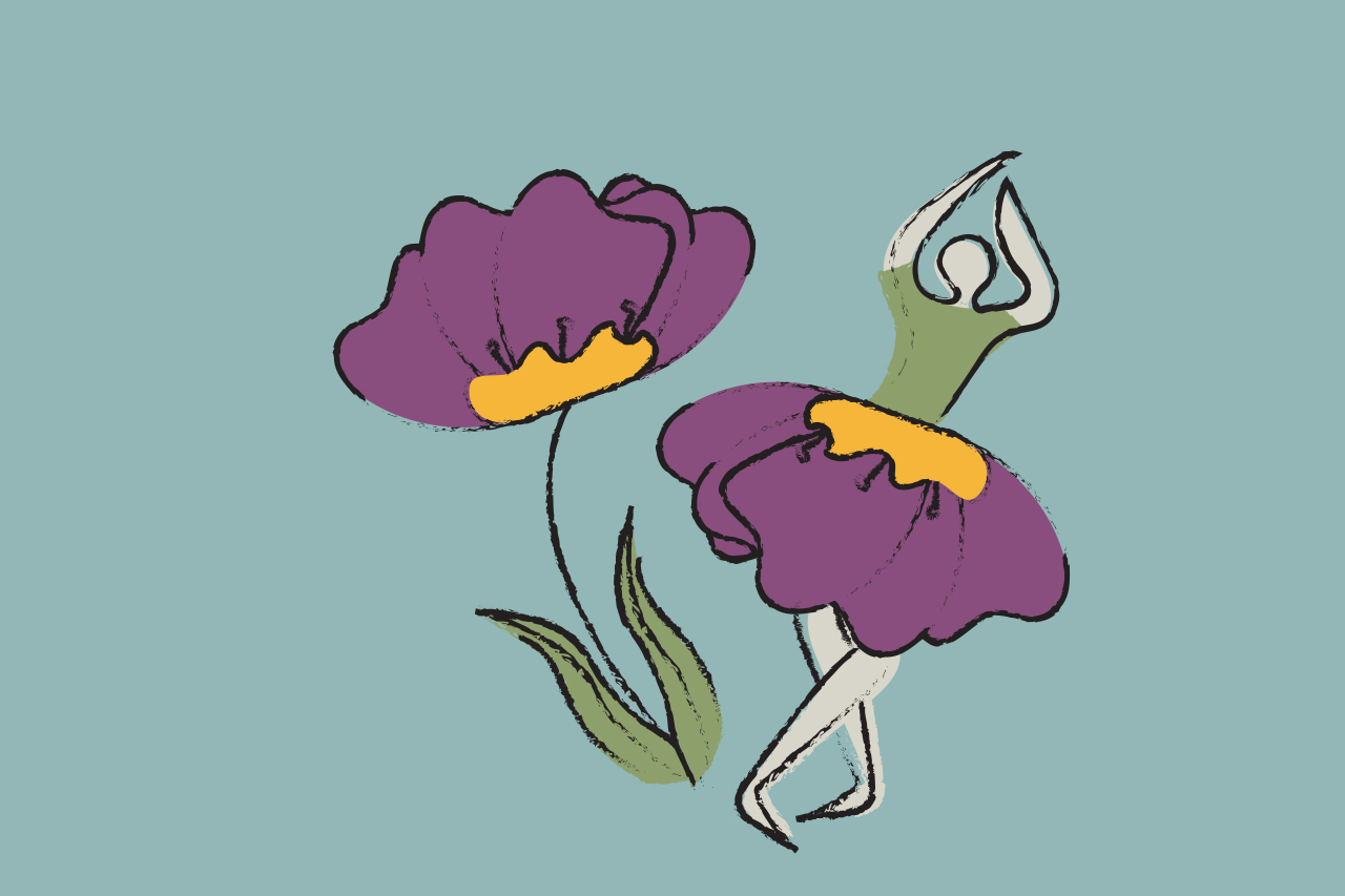 DB-Principles-Context image of a ballerina in a flower skirt